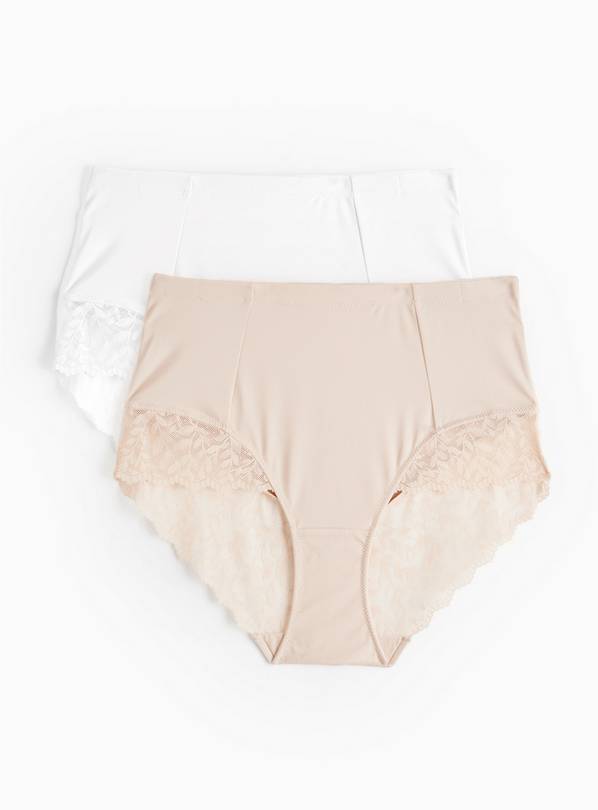 Buy Smoothform™ Leaf Lace Light Control Full Briefs 2 Pack 22